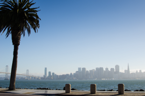 View of SF from Treasure Island. 